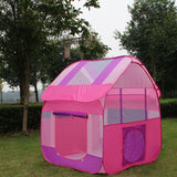 Maxbell Portable Pink Princess Kids Girls Play House Indoor Outdoor Pop Up Tent Toy