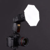 Maxbell Flash Octagonal Softbox Speedlight Umbrella 20x20cm + Camera Hot Shoe Mount