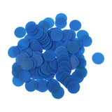 Maxbell 200PCS Opaque Plastic Board Game Counters Numeracy Teaching Red Blue