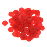 Maxbell 200PCS Opaque Plastic Board Game Counters Numeracy Teaching Red Blue