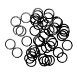 Maxbell 200pcs 15mm Metal Bra Strap Adjuster O Rings Fig 8 Lingerie Underwear Black