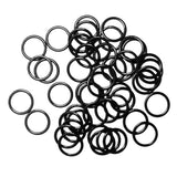 Maxbell 200pcs 15mm Metal Bra Strap Adjuster O Rings Fig 8 Lingerie Underwear Black