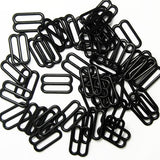 Maxbell 200pcs 15mm Metal Bra Strap Adjuster O Rings Fig 8 Lingerie Underwear Black