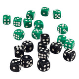 Maxbell 100Pcs Opaque 12mm Six Sided Spot Dice D6 for Dungeons & Dragons RPG Board Game