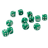 Maxbell 100Pcs Opaque 12mm Six Sided Spot Dice D6 for Dungeons & Dragons RPG Board Game