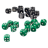 Maxbell 100Pcs Opaque 12mm Six Sided Spot Dice D6 for Dungeons & Dragons RPG Board Game