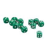 Maxbell 100Pcs Opaque 12mm Six Sided Spot Dice D6 for Dungeons & Dragons RPG Board Game