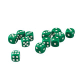 Maxbell 100Pcs Opaque 12mm Six Sided Spot Dice D6 for Dungeons & Dragons RPG Board Game