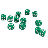 Maxbell 100Pcs Opaque 12mm Six Sided Spot Dice D6 for Dungeons & Dragons RPG Board Game