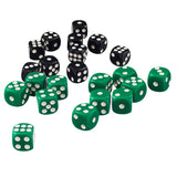 Maxbell 100Pcs Opaque 12mm Six Sided Spot Dice D6 for Dungeons & Dragons RPG Board Game