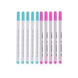 Maxbell 10 Pieces Air Erasable/Water Soluble Pen Auto-Vanishing Pen for Fabric Marking