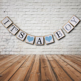 Maxbell Its A Boy Banner Large Pacifier Necklaces Game Prizes Favors Baby Shower