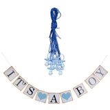 Maxbell Its A Boy Banner Large Pacifier Necklaces Game Prizes Favors Baby Shower