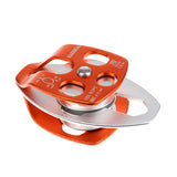 Maxbell 32KN Double + Single Pulley with 24KN Carabiner for Rigging Climbing Rescue