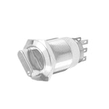 Maxbell 19mm Self-locking Stainless Steel Stop Emergency Switch Push Button Switch