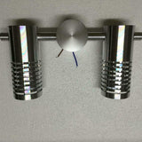 Maxbell 2 Pieces LED Cylindrical Aluminum Creative Decorative Wall Fixture Light