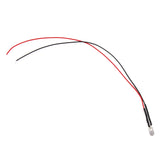 Maxbell 40 Pieces Red+Blue 5mm LED Light Lamp DC 3V-42V 20mA 0.1W 20cm Wire