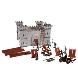 Maxbell 56 Pieces 3D Castle Building Blocks Knight Clash Play Set Children DIY Assembly Toys