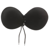 Maxbell 2 Pieces Women's Strapless Bra Self Adhesive Push Up with Drawstring, D Cup