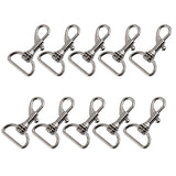 Maxbell 20 Pieces Swivel Trigger Snap Hooks Silver 40x23mm