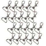 Maxbell 20 Pieces Swivel Trigger Snap Hooks Silver 40x23mm