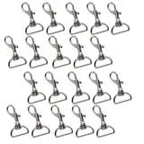 Maxbell 20 Pieces Swivel Trigger Snap Hooks Silver 40x23mm