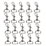 Maxbell 20 Pieces Swivel Trigger Snap Hooks Silver 40x23mm