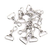 Maxbell 20 Pieces Swivel Trigger Snap Hooks Silver 40x23mm