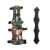 Maxbell Archery Arm Guard 4 Straps Camouflage & Finger Saver Protector