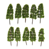 Maxbell 40pcs Model Trees Layout Train Railway Diorama Landscape Scenery 1:100 HO OO