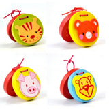 Maxbell Wooden Castanets Musical Percussion Wooden Instrument Kids Educational Toys