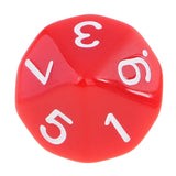 Maxbell Pack of 20 10 Sided Dice D10 Polyhedral Dice for Dungeons and Dragons Games