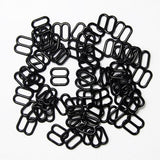 Maxbell wholesale 100pcs O Rings 8mm Bra Strap Adjuster + 100 x Fig 8 10mm Bra Strap Adjuster for Women