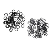 Maxbell wholesale 100pcs O Rings 8mm Bra Strap Adjuster + 100 x Fig 8 10mm Bra Strap Adjuster for Women