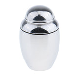 Maxbell 2 Pieces Stainless Steel Pet Funeral Cremation Urn Container Jar keepsake