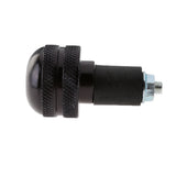 Maxbell Motorcycle Handlebar Hand Grip Bar Ends Plug Slider for Yamaha Silver+Black