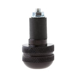 Maxbell Motorcycle Handlebar Hand Grip Bar Ends Plug Slider for Yamaha Silver+Black