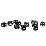 Maxbell 200 Pieces Opaque Six Sided D6 Spot Dice Games for D&D RPG MTG Board Game
