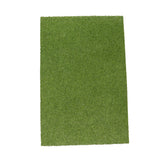 Maxbell Miniature 1:50 Round Dining Table +3 Pieces Artificial Grass Mat Turf Model
