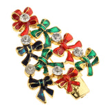 Maxbell 5Styles Multifunction Charm Christmas Brooch Pins & Jewelry Pendant 5Pcs/Bag