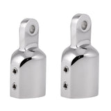 Maxbell 2 Pieces 316 Stainless Steel Eye End Cap Bimini Top Fitting Marine Hardware