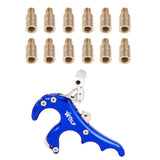 Maxbell 4 Finger Archery Release Aid for Compound Bow with 12Pcs 25Gr Arrow Weights