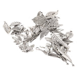 Maxbell 70pcs Mix Dreamcatcher Leaf Tibetan Silver Charms Finding For Jewelry Making