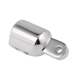 Maxbell 2 Pieces Eye End Cap Boat Bimini Top Fitting Hardware Fits 1" Pipe - Marine Grade 316 Stainless Steel