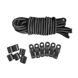 Maxbell 4mm x 10 Meters Elastic Bungee Rope Shock Cord Tie Down with 6 Pieces Hooks