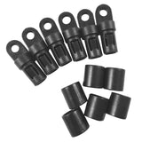 Maxbell 4mm x 10 Meters Elastic Bungee Rope Shock Cord Tie Down with 6 Pieces Hooks