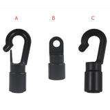 Maxbell 4mm x 10 Meters Elastic Bungee Rope Shock Cord Tie Down with 6 Pieces Hooks