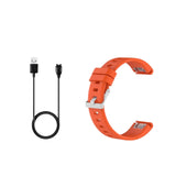 Maxbell USB Charging Data Sync Cable + Silicone Wrist Band Strap for Garmin Fenix 5