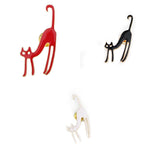 Maxbell 3 Pieces Gold Plated Alloy Metal Novelty Enamel Cute Cat Brooch Collar Pins