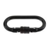 Maxbell 5 Pieces 25KN High Strength Carabiner Screw Gate Lock Karabiner for Rock Climbing Arborist Tree Rigging - By CE